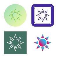 UV Radiation Vector Icon