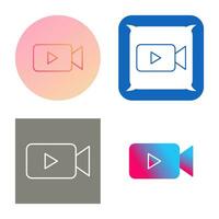 Unique Video Vector Icon