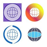 Unique Globe Vector Icon