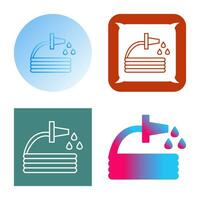 Unique Water Hose Vector Icon