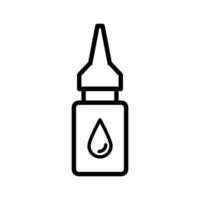 eye drops icon design vector