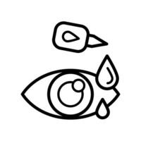 eye drops icon design vector