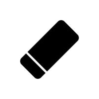 eraser  icon design vector