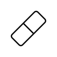 eraser  icon design vector