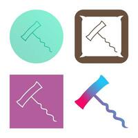 Unique Corkscrew Vector Icon