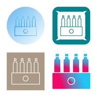 Unique Pack of Beers Vector Icon