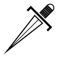 dagger icon design vector template