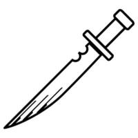 dagger icon design vector template