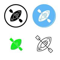 Kayak Vector Icon