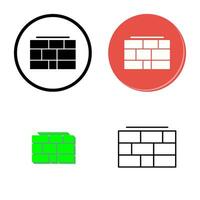 Brick wall Vector Icon