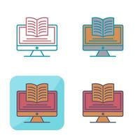 Digital Learning Vector Icon