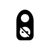 do not distrub icon design vector