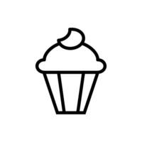 cupcake icon design vector