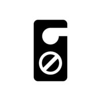 do not distrub icon design vector