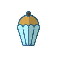 cupcake icon design vector