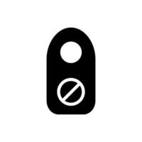 do not distrub icon design vector