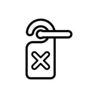 do not distrub icon design vector