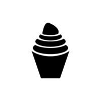 cupcake icon design vector