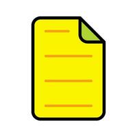 document icon design vector template