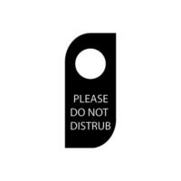 do not distrub icon design vector