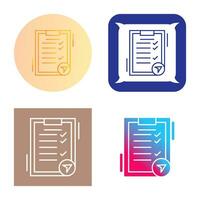 Clipboard Vector Icon