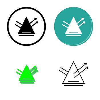 icono de vector de reflexión