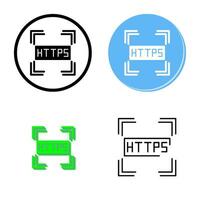 icono de vector de https