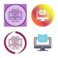 Digital Learning Vector Icon