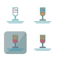 Rainbow Drink Vector Icon