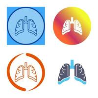 Lungs Vector Icon