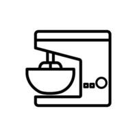 electric mixer icon vector template