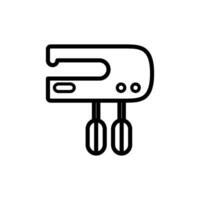 electric mixer icon vector template