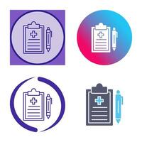 Medical Record Vector Icon