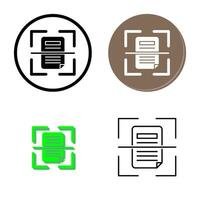Scan Vector Icon