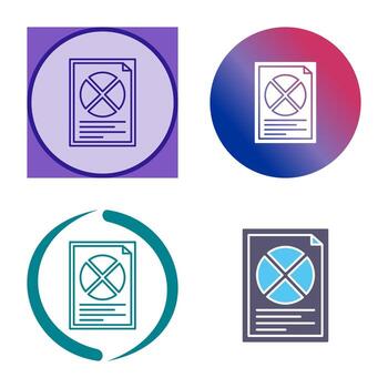 Pie Chart Vector Icon