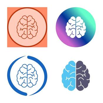 icono de vector de cerebro