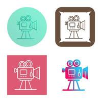 Movie camera Vector Icon