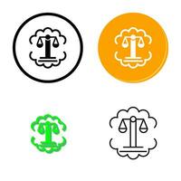Justice Scale Vector Icon