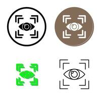 Eye Scan Vector Icon