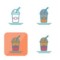 icono de vector frappé