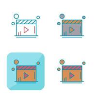 Video Player Vector Icon