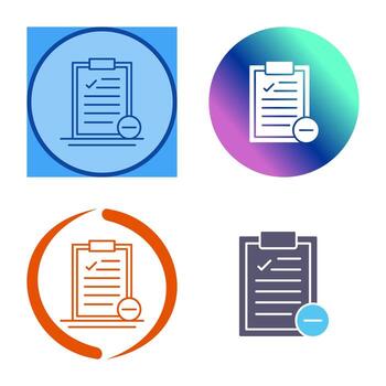 quitar icono de vector