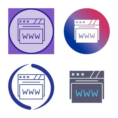 Web Browser Vector Icon