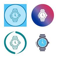 icono de vector de reloj de pulsera