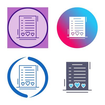 Wishlist Vector Icon