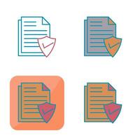 Valid Document Vector Icon