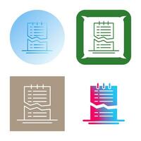 Corrupted List Vector Icon