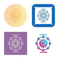Automated Process Vector Icon