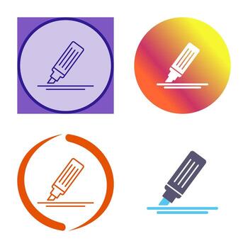 icono de vector de marcador