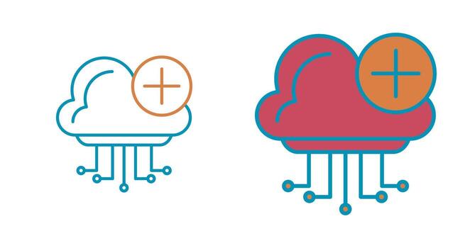 Cloud Computing Vector Icon